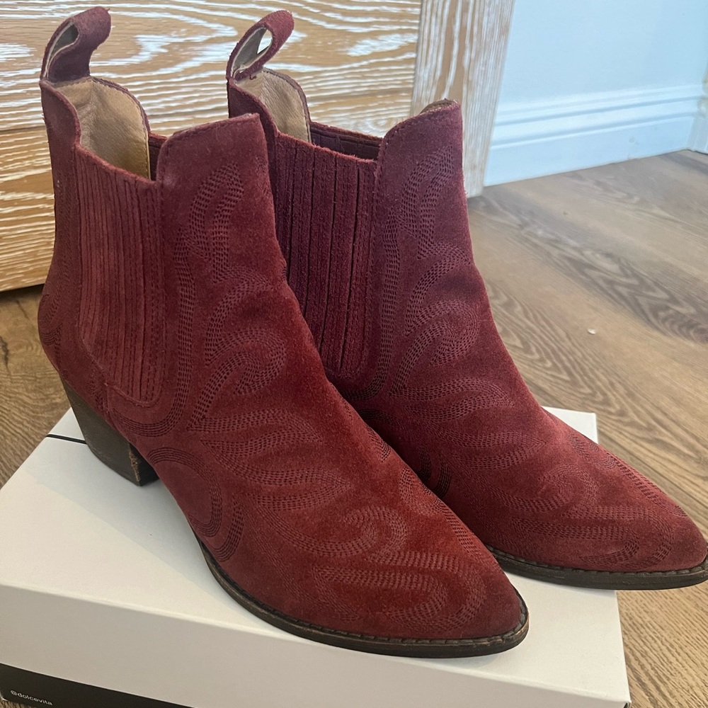 Burgundy Dolce Vita Boots